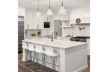 Brecken Quoizel Taklampa - Brass||White - Belysning - Lampor & belysning inomhus - Fönsterlampa