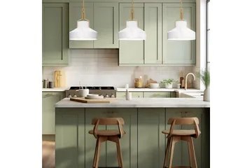 Brecken Quoizel Taklampa - Brass||White - Belysning - Lampor & belysning inomhus - Fönsterlampa