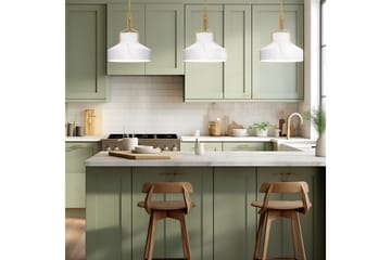 Brecken Quoizel Taklampa - Brass||White - Belysning - Lampor & belysning inomhus - Fönsterlampa