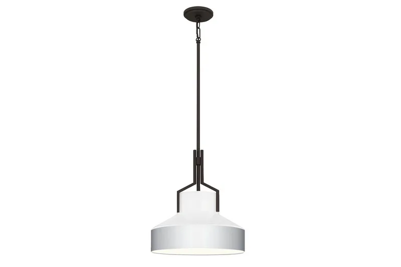 Brecken Quoizel Taklampa, Bronze||White