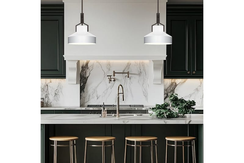 Brecken Quoizel Taklampa - Bronze||White - Belysning - Lampor & belysning inomhus - Fönsterlampa