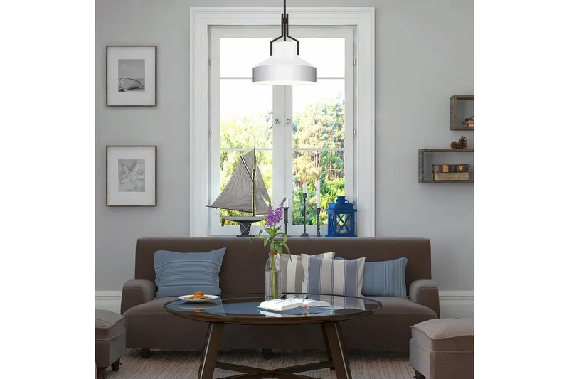 Brecken Quoizel Taklampa - Bronze||White - Belysning - Lampor & belysning inomhus - Fönsterlampa