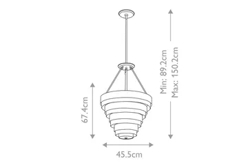 Echelon Lisa McDennon by Hinkley Taklampa - Brass - Belysning - Lampor & belysning inomhus - Fönsterlampa