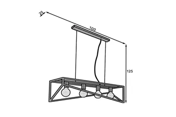 Eluvies Pendellampa Rund - Svart - Belysning - Lampor & belysning inomhus - Fönsterlampa
