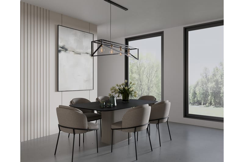 Eluvies Pendellampa Rund - Svart - Belysning - Lampor & belysning inomhus - Fönsterlampa