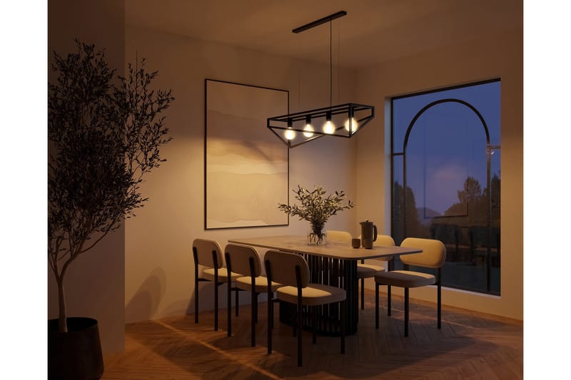 Eluvies Pendellampa Rund - Svart - Belysning - Lampor & belysning inomhus - Fönsterlampa