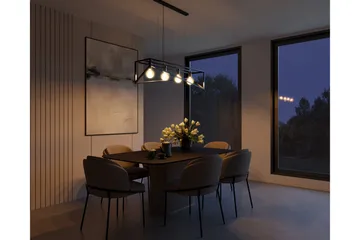 Eluvies Pendellampa Rund - Svart - Belysning - Lampor & belysning inomhus - Fönsterlampa