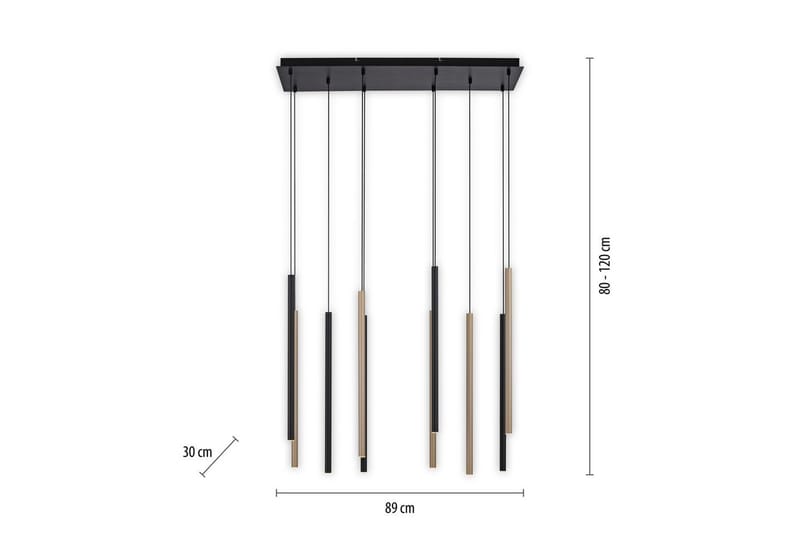 Flute Paul Neuhaus Taklampa - Black - Belysning - Lampor & belysning inomhus - Fönsterlampa