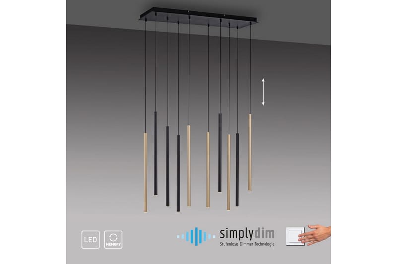 Flute Paul Neuhaus Taklampa - Black - Belysning - Lampor & belysning inomhus - Fönsterlampa
