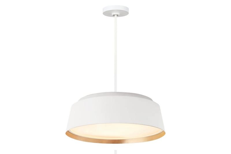 Hänglampa Feiss Asher Matt vit och guld - Matt vit och guld - Belysning - Lampor & belysning inomhus - Fönsterlampa