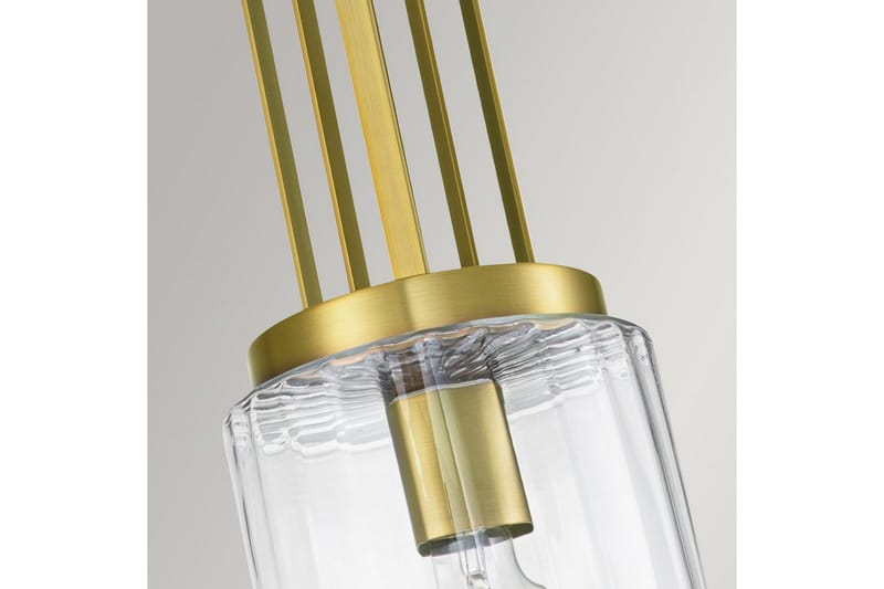 Hänglampa Kichler Kimrose Borstad naturlig mässing - Borstad naturlig mässing - Belysning - Lampor & belysning inomhus - Fönsterlampa