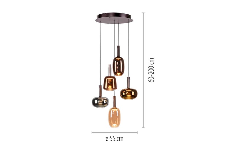 Irides Paul Neuhaus Taklampa - Multicolored - Belysning - Lampor & belysning inomhus - Fönsterlampa
