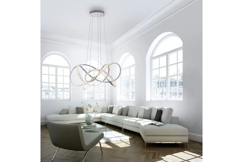 Kiribi Paul Neuhaus Taklampa - Chrome - Belysning - Lampor & belysning inomhus - Fönsterlampa