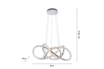 Kiribi Paul Neuhaus Taklampa - Chrome - Belysning - Lampor & belysning inomhus - Fönsterlampa