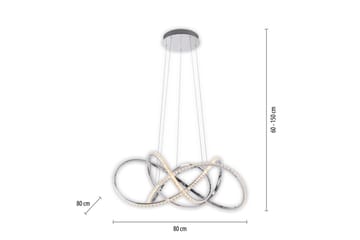 Kiribi Paul Neuhaus Taklampa - Chrome - Belysning - Lampor & belysning inomhus - Fönsterlampa