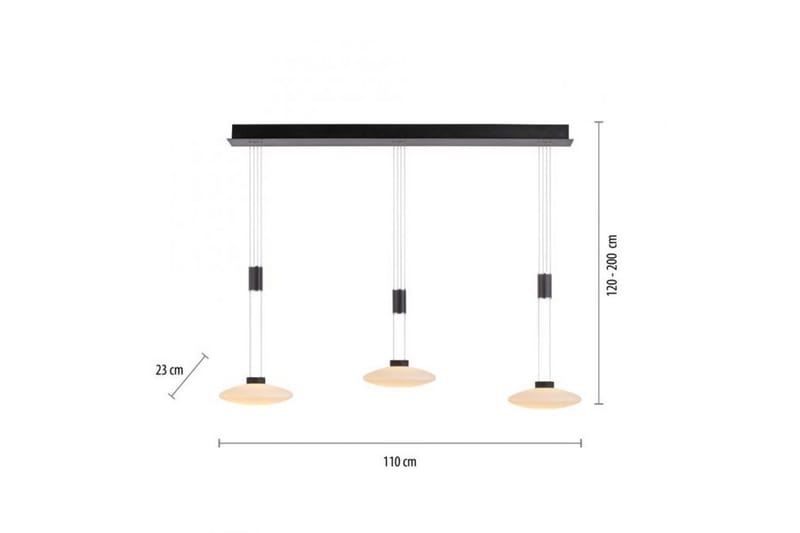 Lautada Paul Neuhaus Taklampa - Black - Belysning - Lampor & belysning inomhus - Fönsterlampa