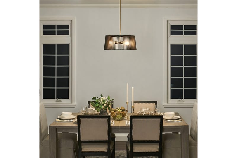 Linara Kichler Taklampa - Black||Brass - Belysning - Lampor & belysning inomhus - Fönsterlampa