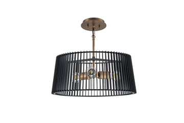 Linara Kichler Taklampa - Black||Brass - Belysning - Lampor & belysning inomhus - Fönsterlampa