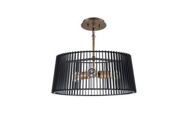 Linara Kichler Taklampa - Black||Brass - Belysning - Lampor & belysning inomhus - Fönsterlampa