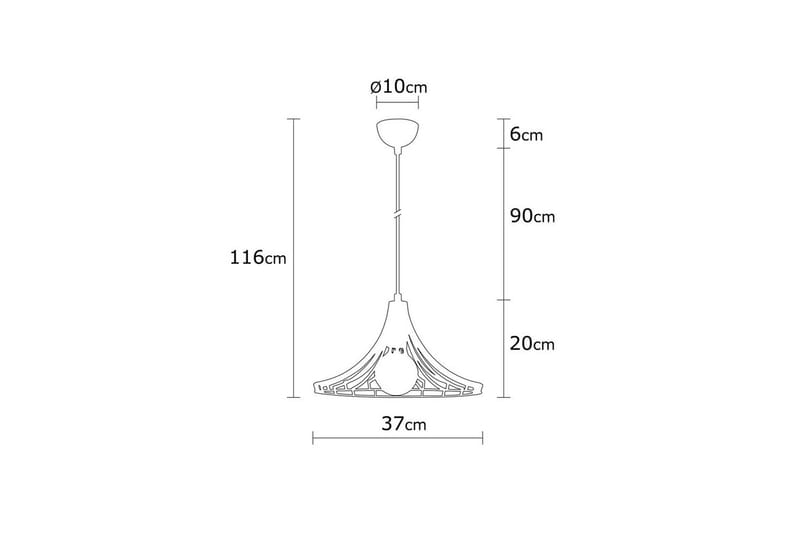 Ljuskrona Benros Koppar - Koppar - Belysning - Lampor & belysning inomhus - Fönsterlampa