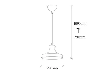 Ljuskrona Giada Svart Triangel En Fattning - Svart - Belysning - Lampor & belysning inomhus - Fönsterlampa
