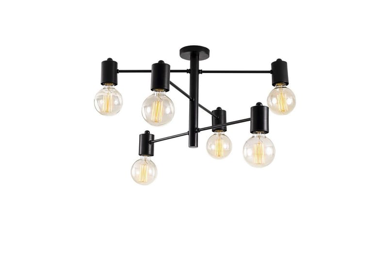 Ljuskrona Hexaia Ner Svart - Svart - Belysning - Lampor & belysning inomhus - Fönsterlampa