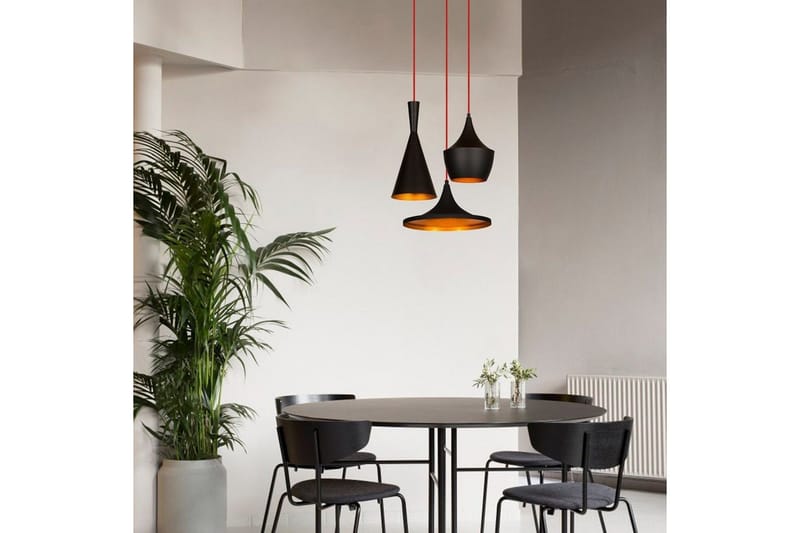 Ljuskrona Mangol Set Svart / Rany - Guld/Svart - Belysning - Lampor & belysning inomhus - Fönsterlampa