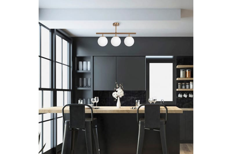 Ljuskrona Sone Vintage Horisontell - Koppar - Belysning - Lampor & belysning inomhus - Fönsterlampa