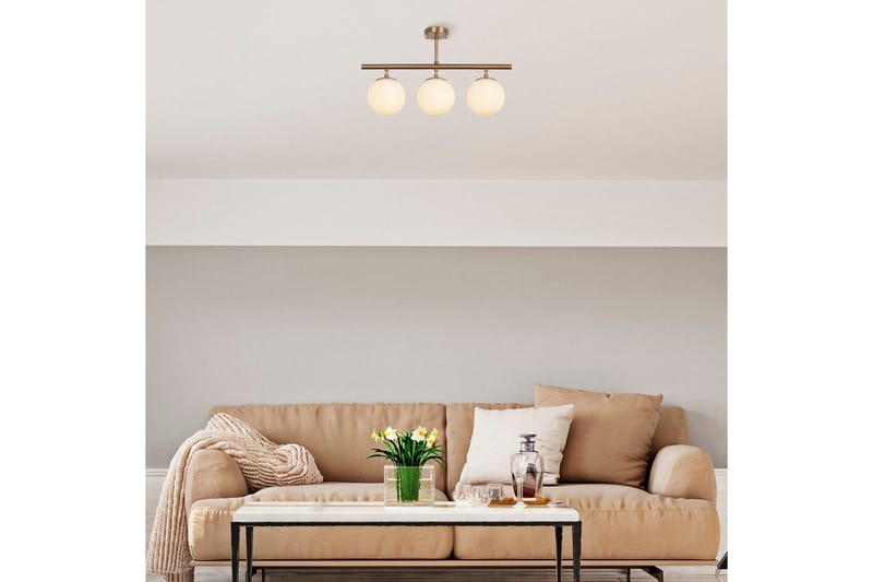 Ljuskrona Sone Vintage Horisontell - Koppar - Belysning - Lampor & belysning inomhus - Fönsterlampa