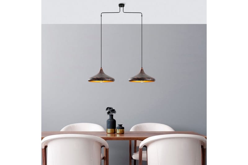 Ljuskrona Subesh Två Stycken Mörk Antik - Mörk Antik - Belysning - Lampor & belysning inomhus - Fönsterlampa