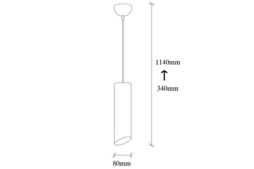 Ljuskrona Sugana Svart / Gul - Svart/Gul - Belysning - Lampor & belysning inomhus - Fönsterlampa