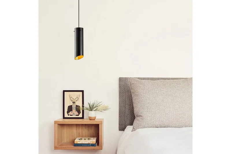 Ljuskrona Sugana Svart / Gul - Svart/Gul - Belysning - Lampor & belysning inomhus - Fönsterlampa