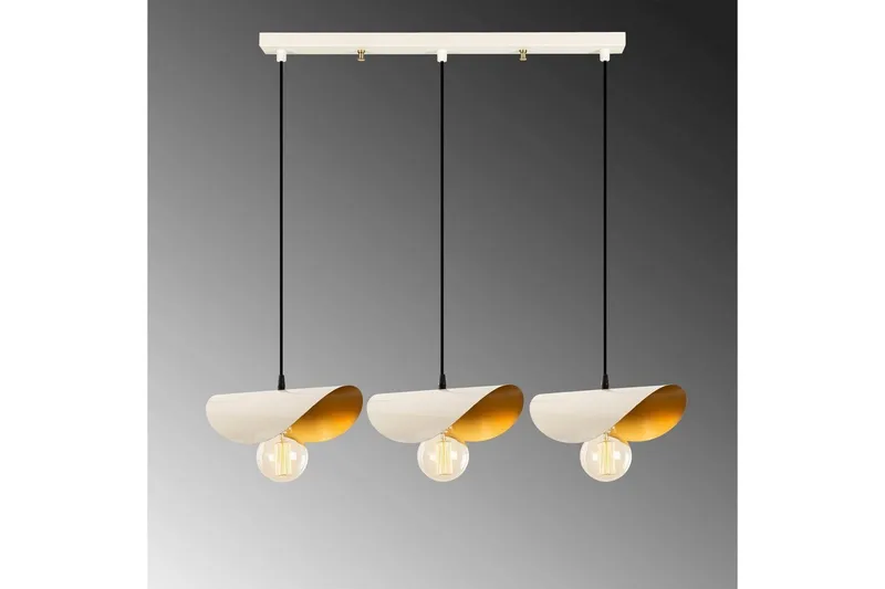 Ljuskrona Sugana Tre Vit / Rany - Guld/Vit - Belysning - Lampor & belysning inomhus - Fönsterlampa