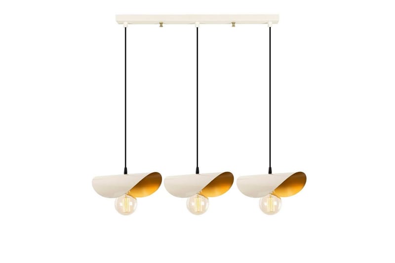 Ljuskrona Sugana Tre Vit / Rany - Guld/Vit - Belysning - Lampor & belysning inomhus - Fönsterlampa
