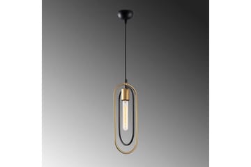 Ljuskrona Pindor Sibgle svart / guld - Guld/Svart - Belysning - Lampor & belysning inomhus - Fönsterlampa