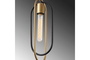 Ljuskrona Pindor Sibgle svart / guld - Guld/Svart - Belysning - Lampor & belysning inomhus - Fönsterlampa