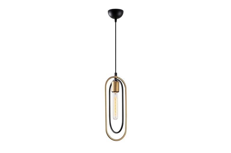 Ljuskrona Pindor Sibgle svart / guld - Guld/Svart - Belysning - Lampor & belysning inomhus - Fönsterlampa