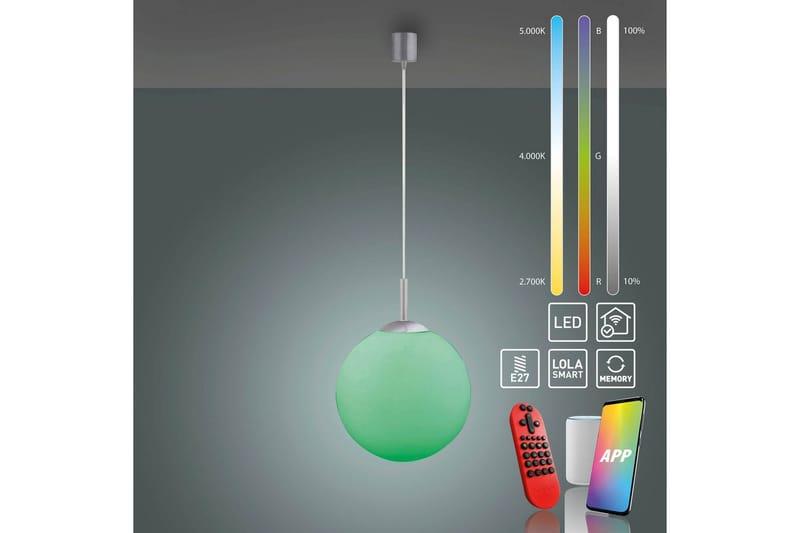 Lolasmart Bolo Just Light Taklampa - Grey - Belysning - Lampor & belysning inomhus - Fönsterlampa