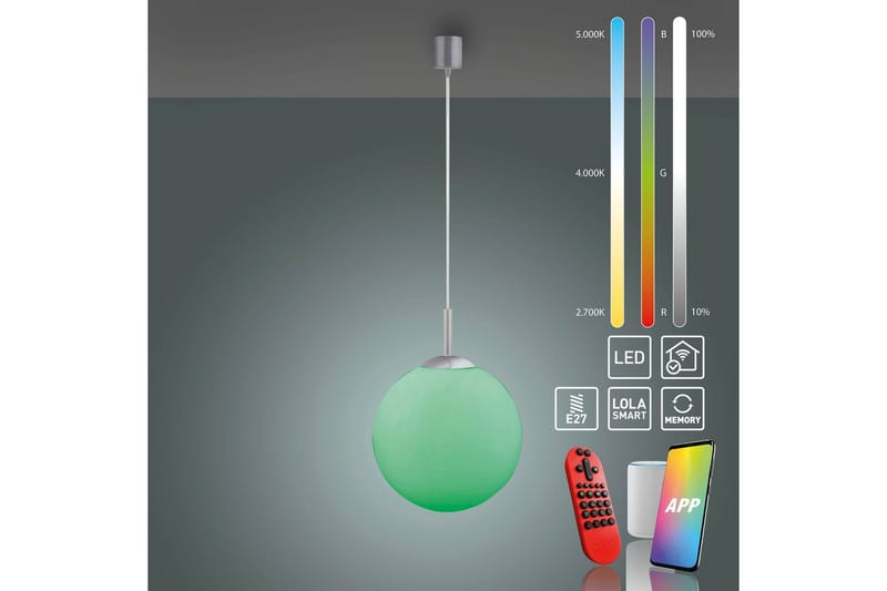 Lolasmart Bolo Just Light Taklampa - Grey - Belysning - Lampor & belysning inomhus - Fönsterlampa