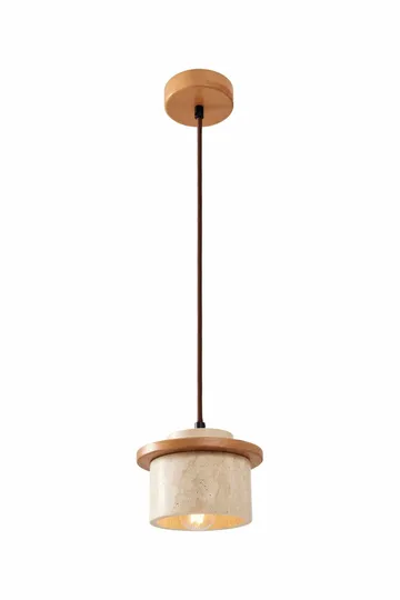 Meyros Pendellampa - Beige Och Ek - Belysning - Lampor & belysning inomhus - Fönsterlampa