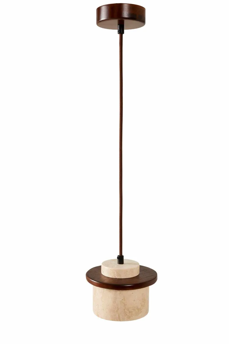 Meyros Pendellampa - Beige Och Valnöt - Belysning - Lampor & belysning inomhus - Fönsterlampa