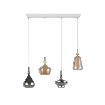 Pendel TRIO Aldea - 4 lampor, Bärnsten/Kromad - Belysning - Lampor & belysning inomhus - Fönsterlampa