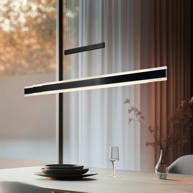 Pendel TRIO Arcola - 150 cm, Mattsvart - Belysning - Lampor & belysning inomhus - Fönsterlampa