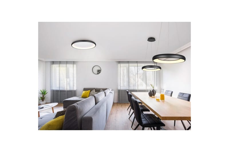 Pendel TRIO Cardona 62 cm, Mattsvart - 62 cm, Mattsvart - Belysning - Lampor & belysning inomhus - Fönsterlampa