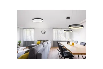 Pendel TRIO Cardona 62 cm, Mattsvart - 62 cm, Mattsvart - Belysning - Lampor & belysning inomhus - Fönsterlampa