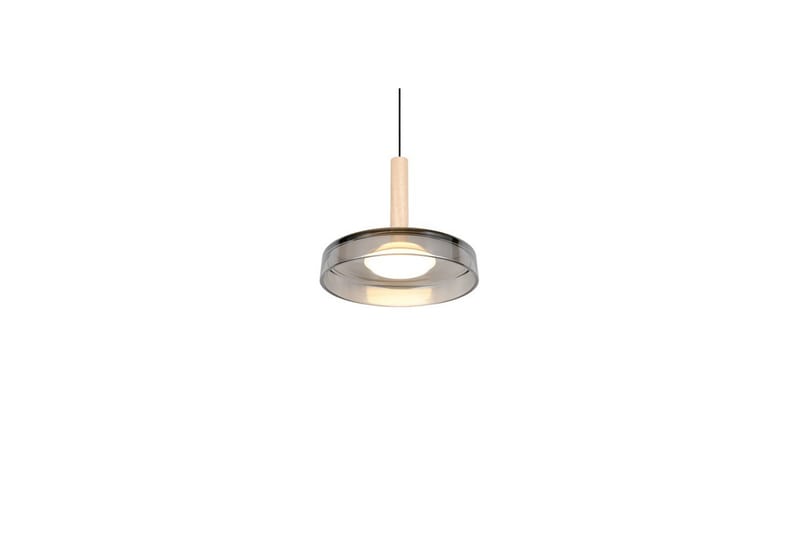 Pendel TRIO Celeste 1-del, Mattsvart/kromad/trä - 1-del, Mattsvart/kromad/trä - Belysning - Lampor & belysning inomhus - Fönsterlampa