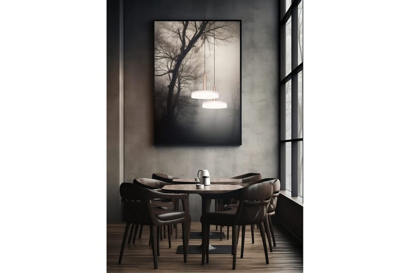 Pendel TRIO Celeste 1-del, Mattsvart/vit/kaffebrun - 1-del, Mattsvart/vit/kaffebrun - Belysning - Lampor & belysning inomhus - Fönsterlampa