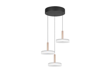 Pendel TRIO Celeste 3-del, Mattsvart/vit/kaffebrun - 3-del, Mattsvart/vit/kaffebrun - Belysning - Lampor & belysning inomhus - Fönsterlampa