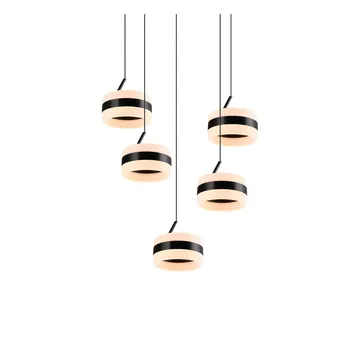 Pendel TRIO Dios - 5 lampor, Mattsvart - Belysning - Lampor & belysning inomhus - Fönsterlampa