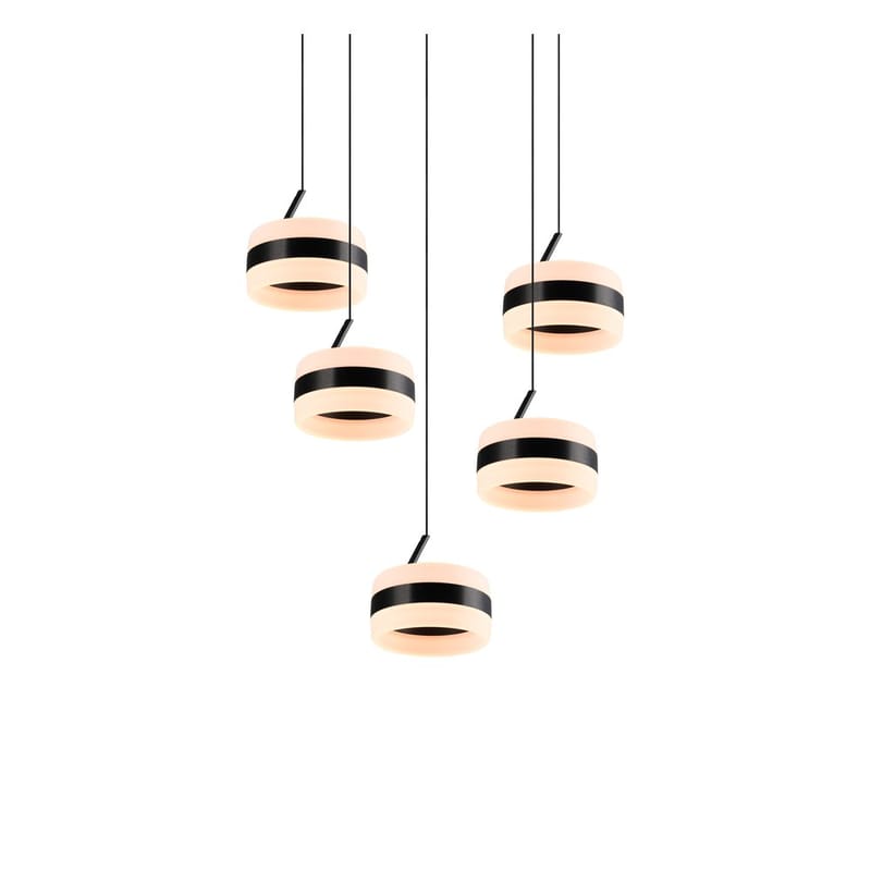 Pendel TRIO Dios - 5 lampor, Mattsvart - Belysning - Lampor & belysning inomhus - Fönsterlampa